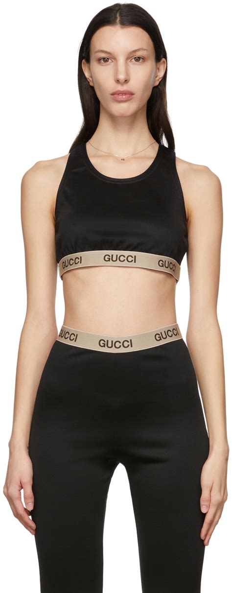 gucci sports bra|gucci logo bodysuit.